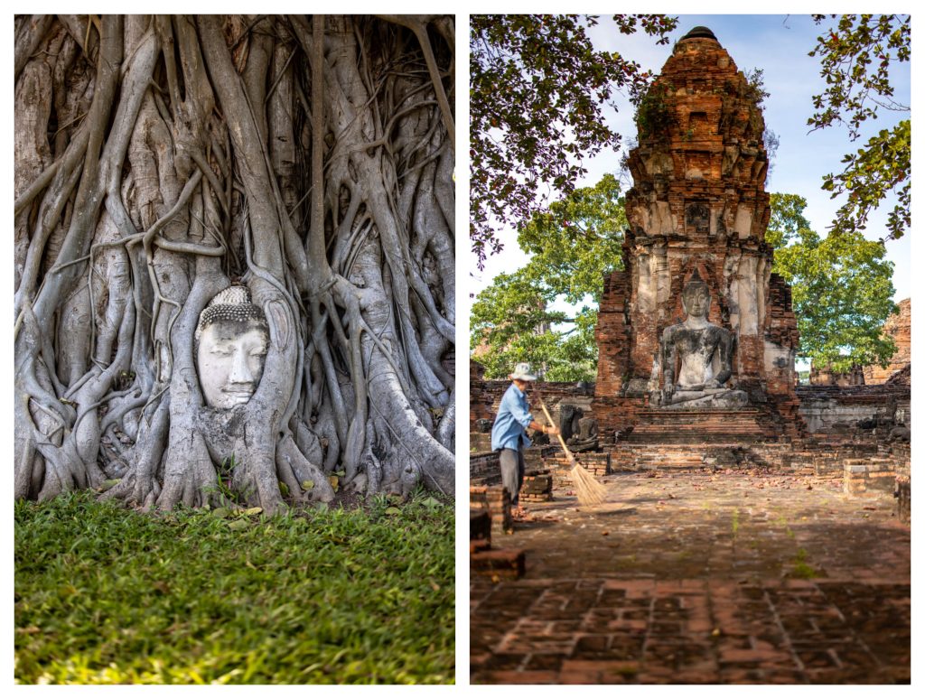 Wat Mahathat temple in Ayutthaya